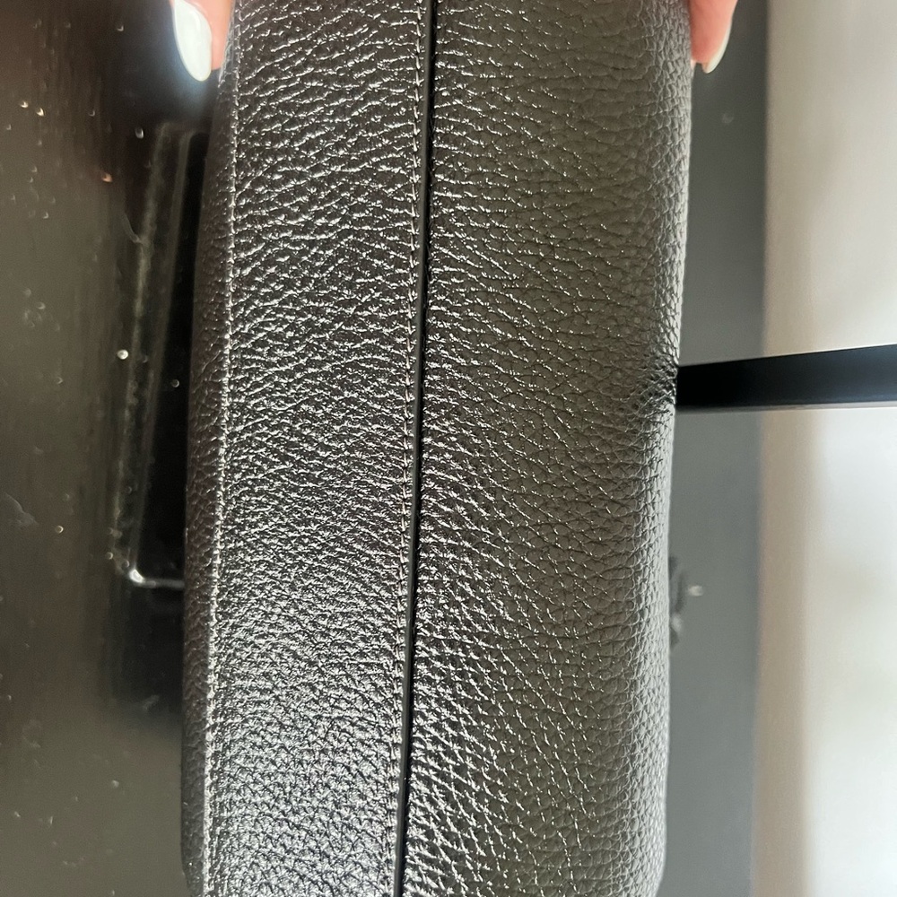 Coach Black Pebbled Lacey Barrel Bag - Picture 4 of 6